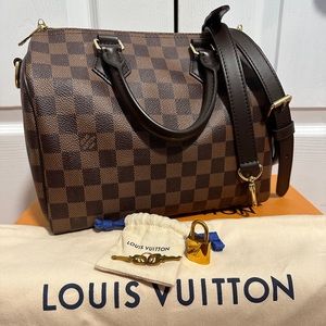 AUTHENTICITY CERTIFICATE INCLUDED - LV Speedy Bandoulière 25 HandBag